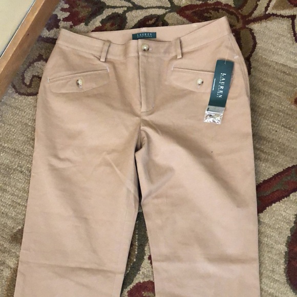 RALPH LAUREN Size 10 Classic Equestrian Flat-Front Cozy Trouser Stretch $100 NEW - Picture 12 of 12